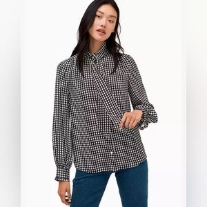 Kate Spade Houndstooth Shirt